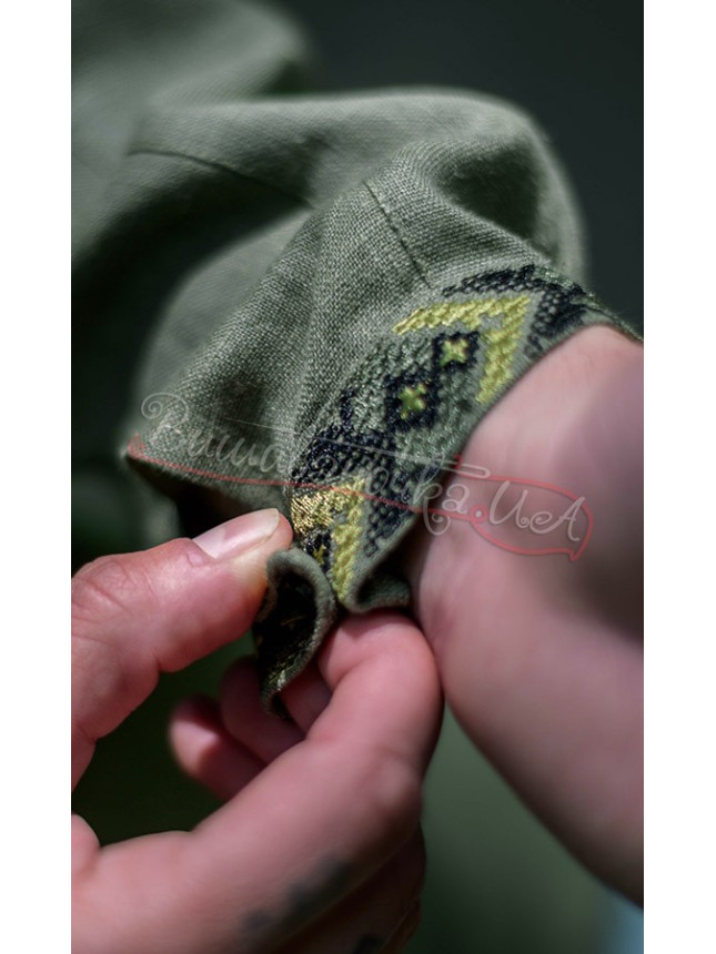 Men's embroidered shirt 4257 size 46