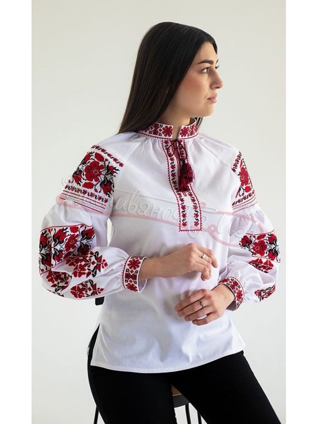 Women's vyshyvanka with a floral ornament 2290-Б size 54