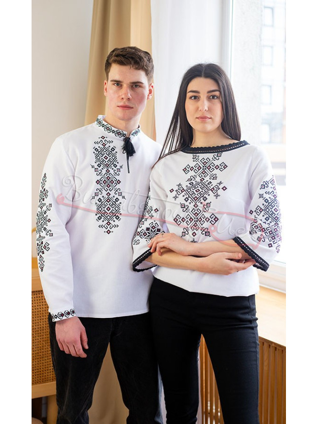 Set of vyshyvankas for a couple 7346
