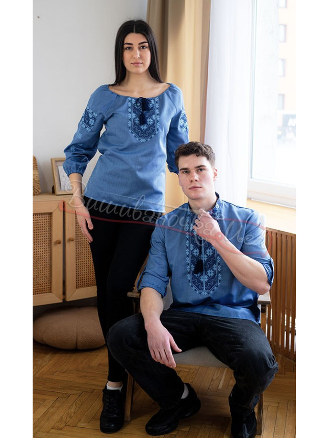 Комплект вишиванок для пари 73855