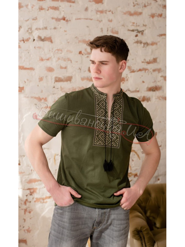 T-shirt in khaki 5209 size 4XL