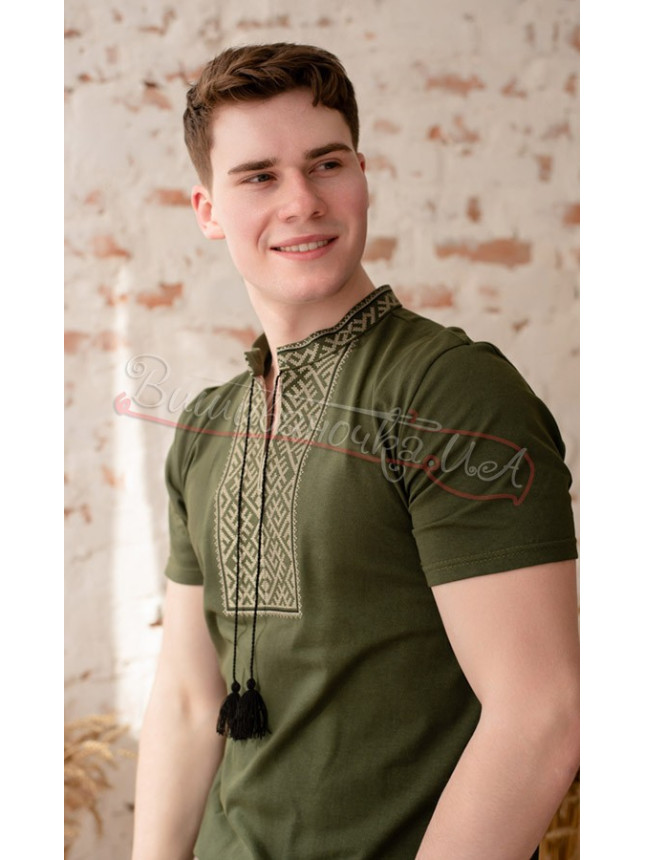 T-shirt in khaki 5209 size 4XL