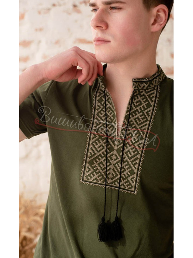T-shirt in khaki 5209 size 4XL