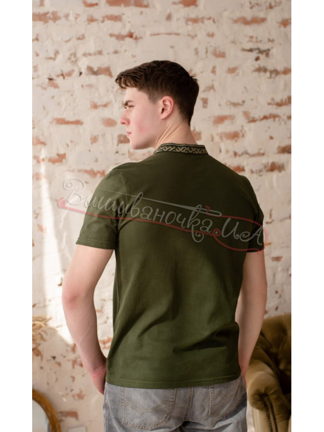 T-shirt in khaki 5209 size 4XL