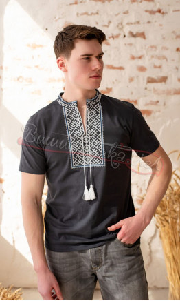 Men's T-shirt with embroidery 5211