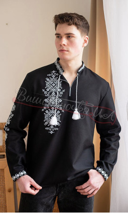 Вишиванка з асиметричним узором 3046-5