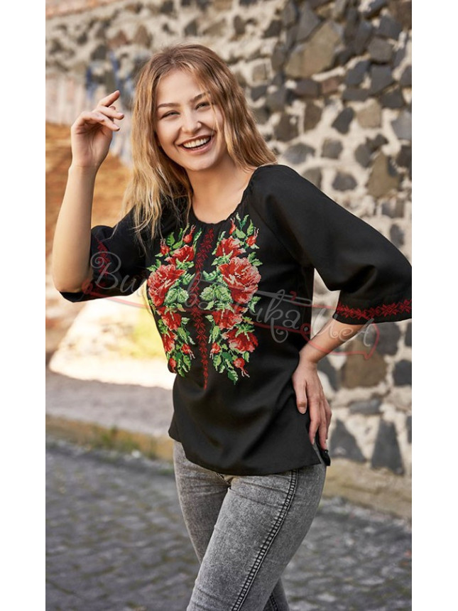 Vyshyvanka in black 4562