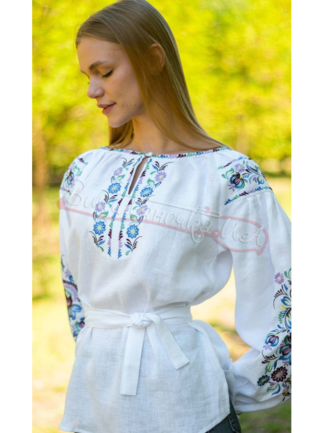 Vyshyvanka with Petrykivka pattern 4595