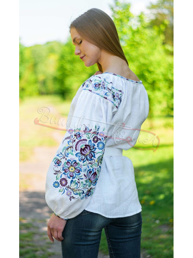 Vyshyvanka with Petrykivka pattern 4595