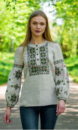 Блузка жіноча лляна 4596