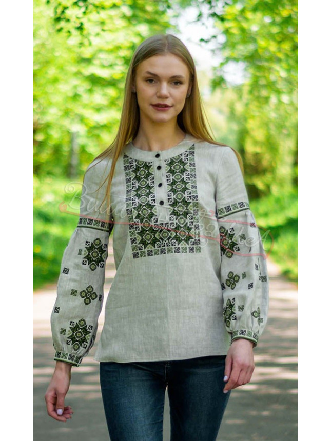 Women's blouse linen 4596 size 46