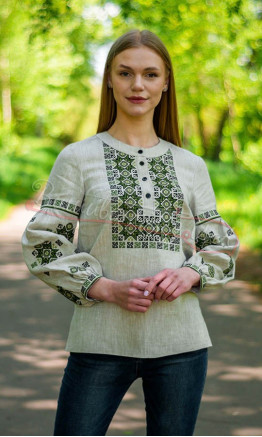 Блузка жіноча лляна 4596