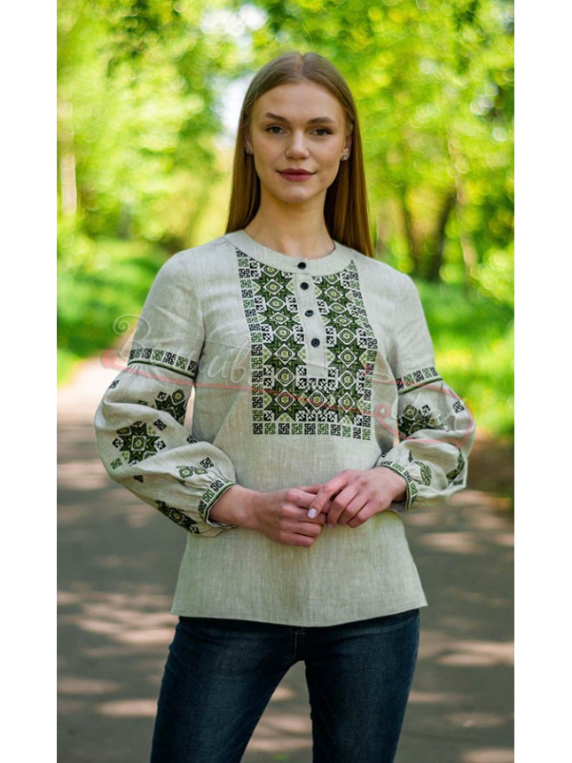 Women's blouse linen 4596 size 46