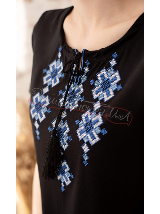 Women's embroidered T-shirt 5141 size L