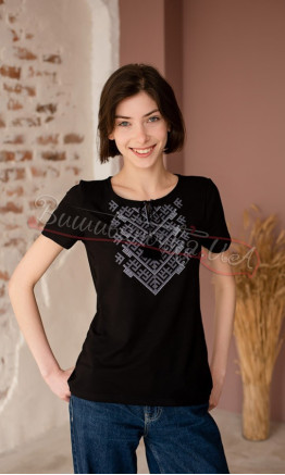 T-shirt with geometric pattern 5140