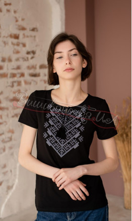 T-shirt with geometric pattern 5140
