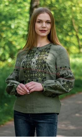 Женская блуза изо льна 4597