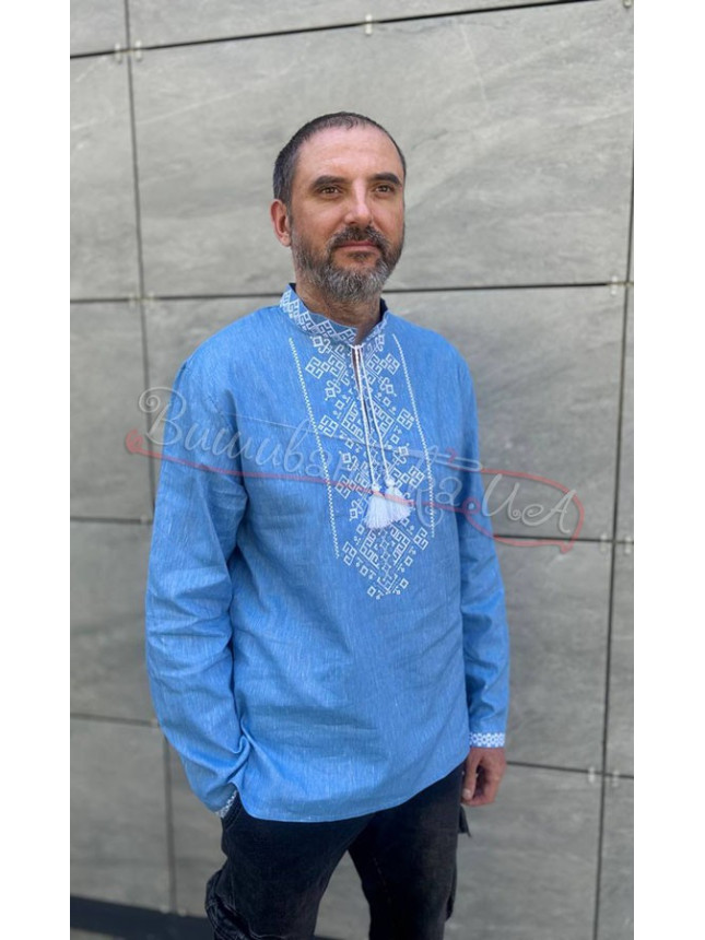 Men's embroidered shirt 3176