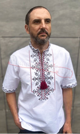 Вишиванка з коротким рукавом 3176-4.1к