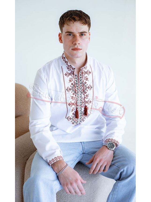 Men's vyshyvanka with long sleeves 3176-4