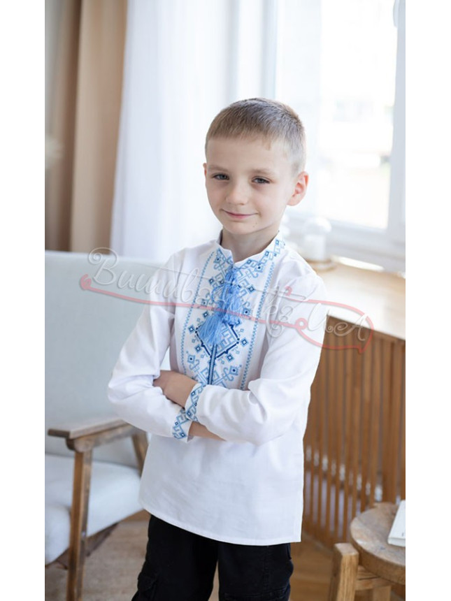 Embroidered shirt for a boy 7176-3 size 140