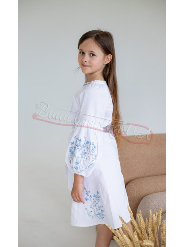 Dress for a girl with an ornament delicate in 829-3 size 110