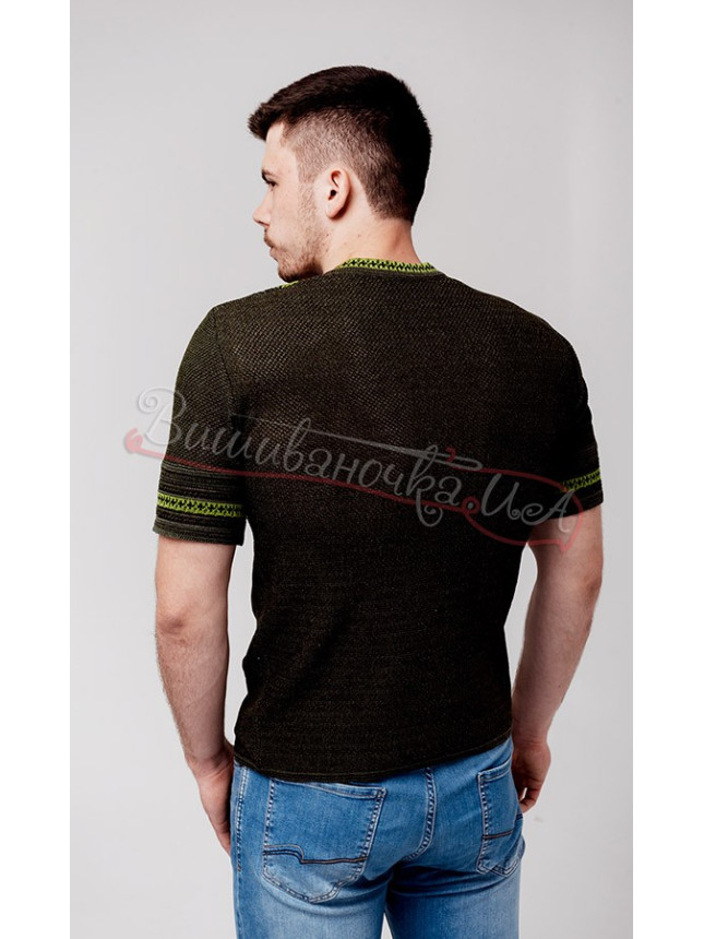 Patriotic knitted vyshyvanka 5297 size 3XL