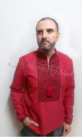 Bright men's vyshyvanka 319-12