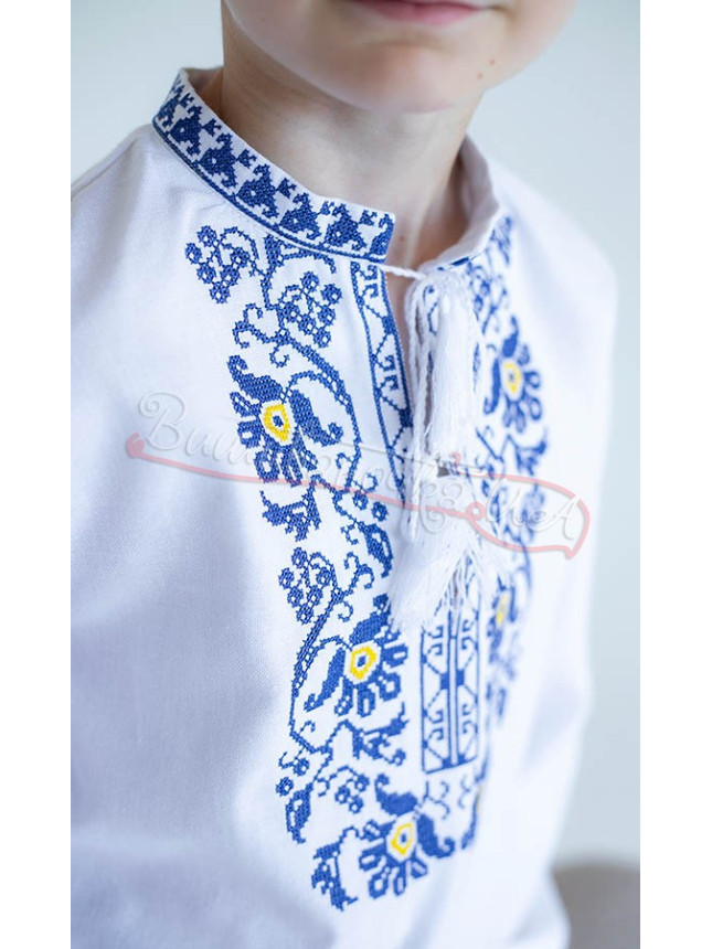 Shirt for a boy with embroidery 717-3 size 146