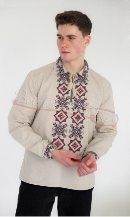 Вишиванка з відкладним комірцем 368-10