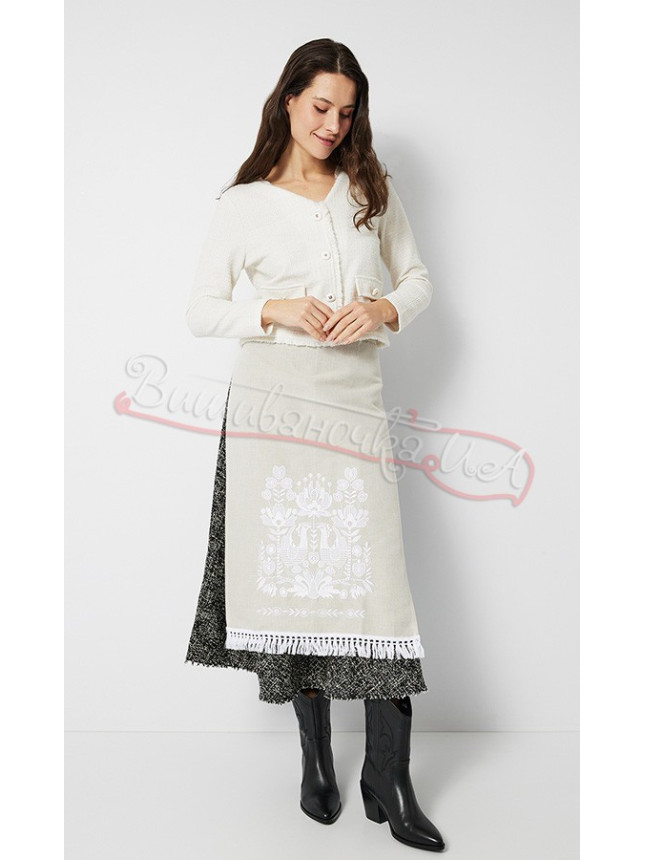Women's apron with embroidery 0110.1