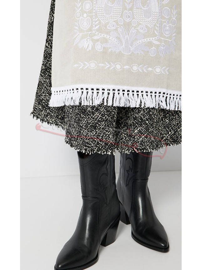 Women's apron with embroidery 0110.1