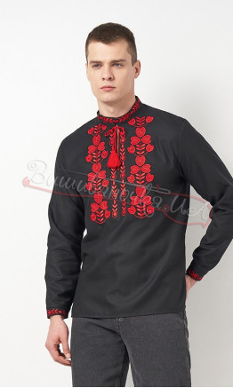 Black men's vyshyvanka 3110-2