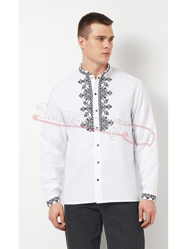 Men's shirt with embroidery 3146-5 size 50
