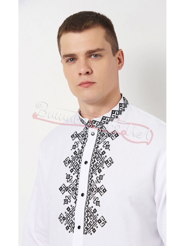 Men's shirt with embroidery 3146-5 size 50