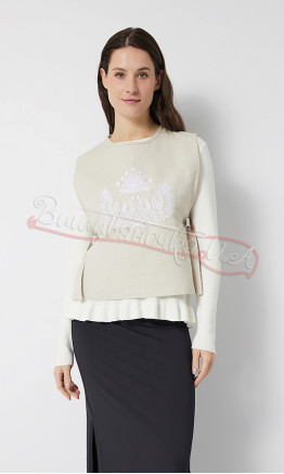 Women's waistcoat with embroidery Ж0110