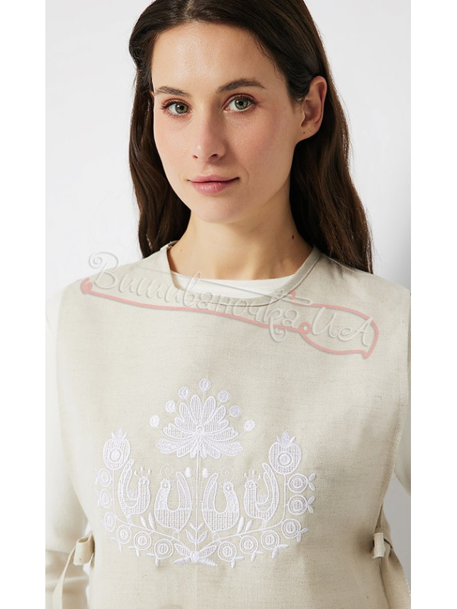 Women's waistcoat with embroidery Ж0110