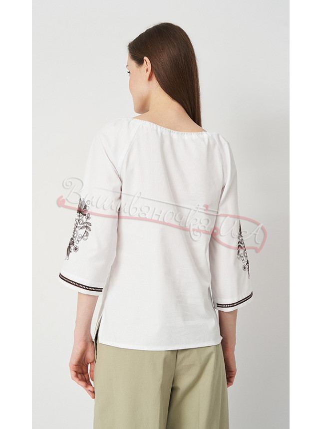 Women's blouse with embroidery 270-8 size 50