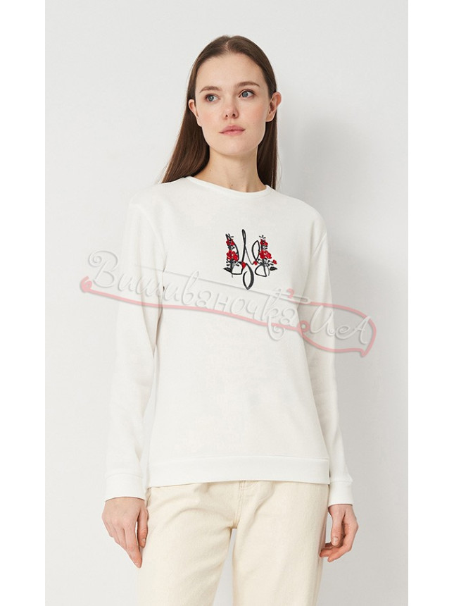 Sweatshirt with embroidery the coat of arms 0020 size XL