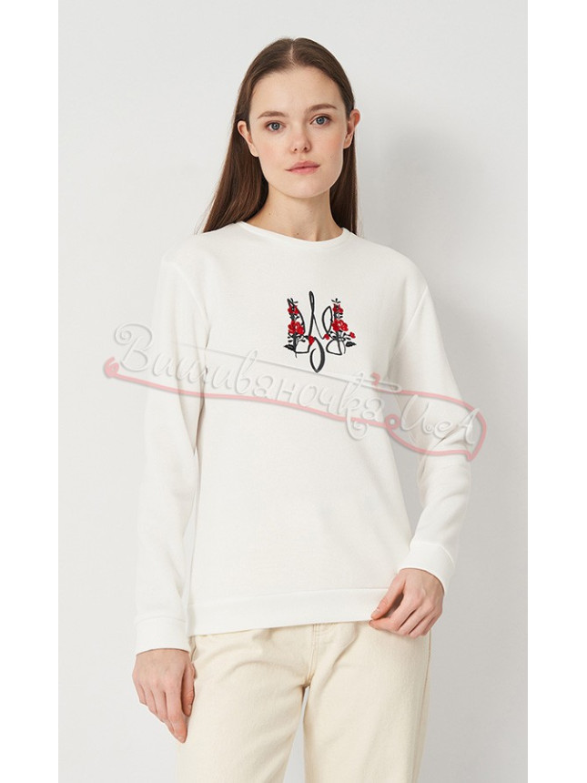 Sweatshirt with embroidery the coat of arms 0020 size XL