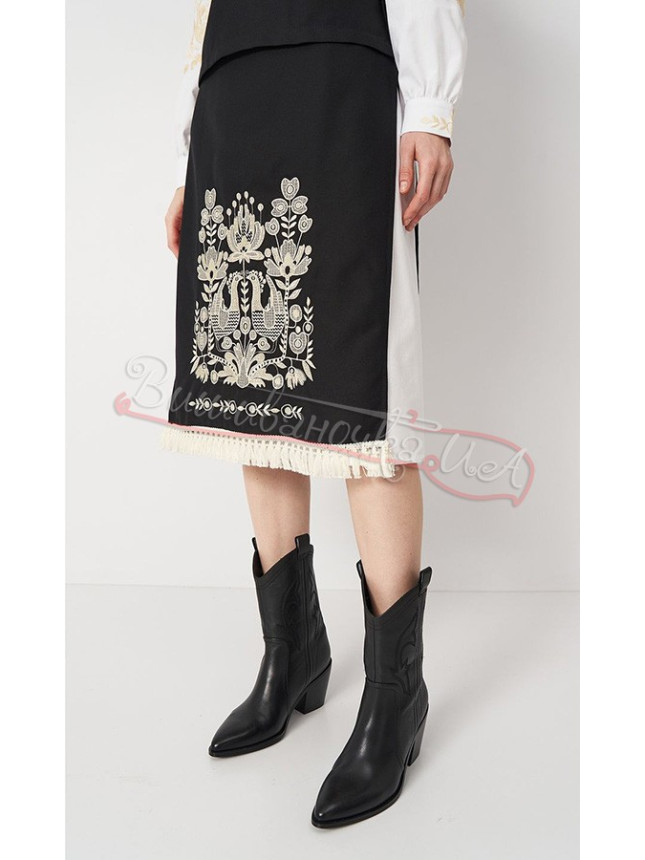 Women's plakhta skirt with embroidery П0110-1