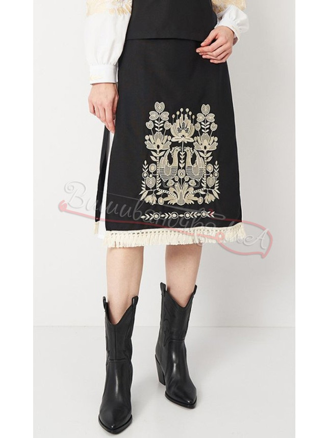 Women's plakhta skirt with embroidery П0110-1