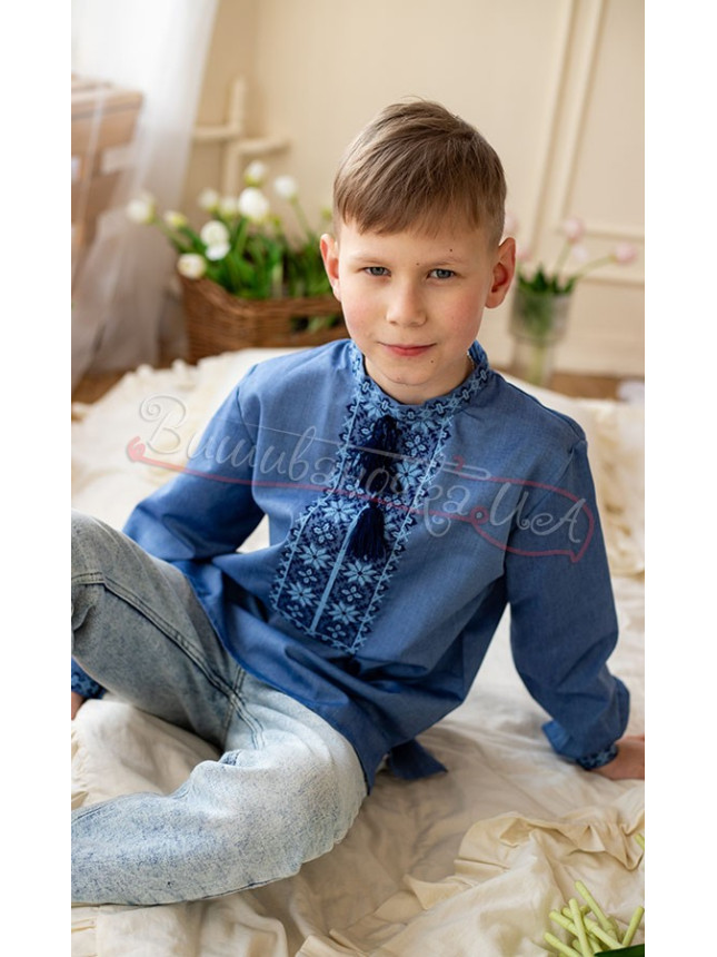 Вишиванка для хлопчика під джинс 716-9