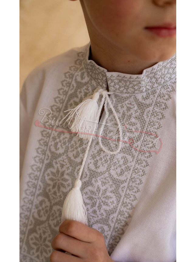 Vyshyvanka for a boy with short sleeves 744-1к size 116