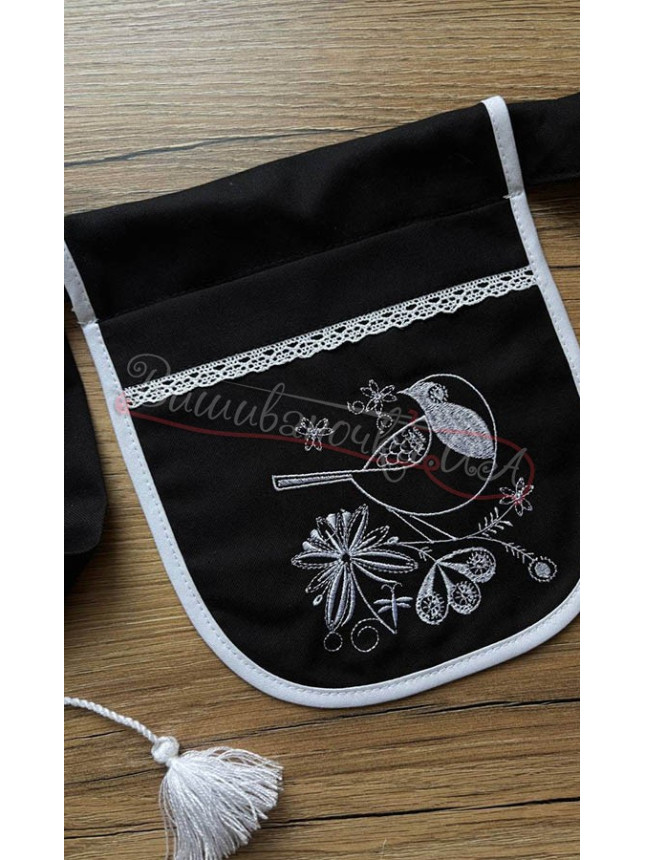 Embroidered ladunka pendant Л01