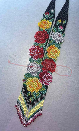 Beaded gerdan handmade Г58