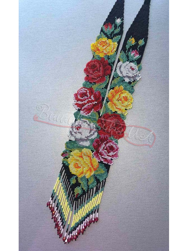 Beaded gerdan handmade Г58
