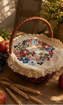 Napkin for the Feast of the Saviour for basket СС01