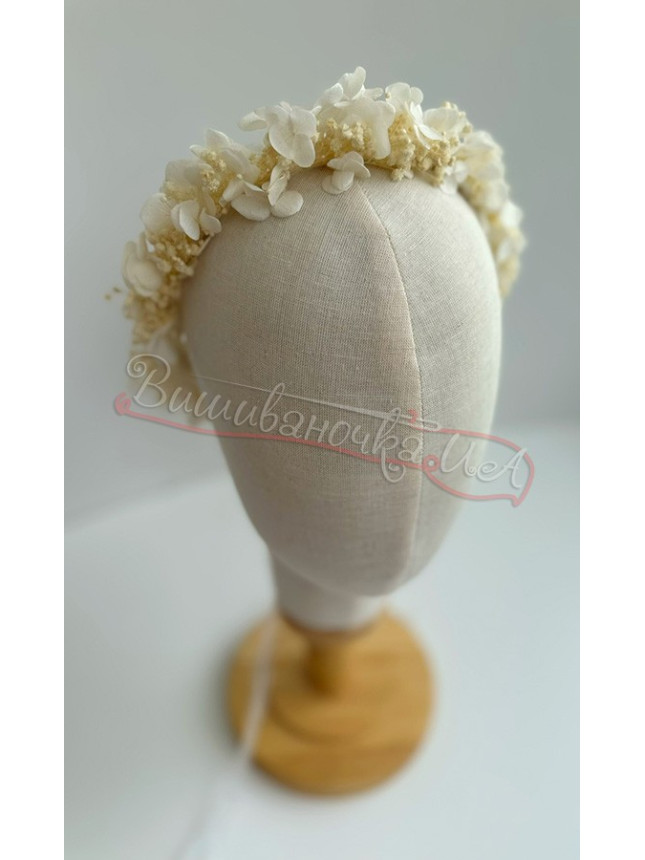 Flower crown with preserved dried flowers ВК08