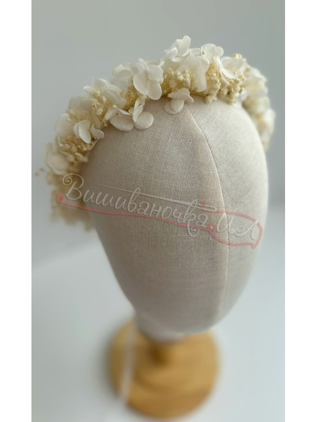Flower crown with preserved dried flowers ВК08